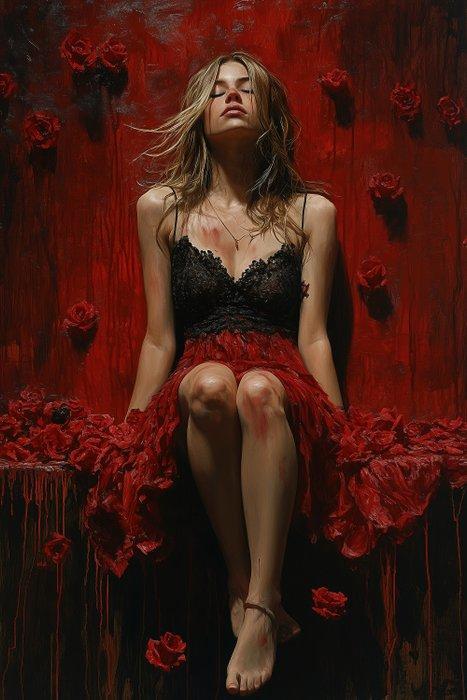 CoCo - Rose Sacrifice - XXL, Antiek en Kunst, Kunst | Designobjecten