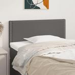 vidaXL Hoofdbord 80x5x78/88 cm kunstleer grijs, Verzenden, Nieuw, Grijs, Overige materialen