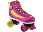 Nijdam Rolschaatsen - Sugar babe - Roze/Paars/Geel/Wit - 39, Verzenden, Zo goed als nieuw