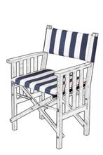 Kussens Regisseursstoel II DeLuxe, Watersport en Boten, Bootonderdelen, Ophalen of Verzenden, Nieuw, Zeilboot of Motorboot