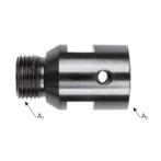 Rotec Adapter 1/2 Bsp (F) > M16 (M) -, Doe-het-zelf en Verbouw, Gereedschap | Boormachines, Verzenden, Nieuw