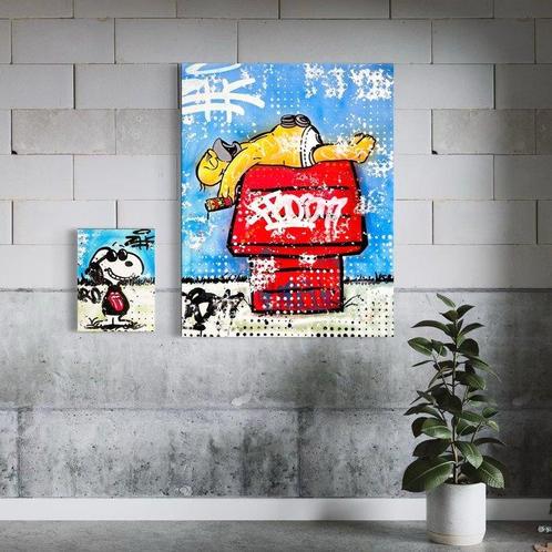 Moabit - Homer Simpson VS Snoopy X Heavy Sleepover /Diptych/, Antiek en Kunst, Kunst | Schilderijen | Modern