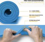 TRESKO® Yoga Mat Extra Dik - 185x60cm - Antislip - Blauw, Huis en Inrichting, Verzenden, Nieuw