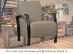 Leren fauteuil Glory - Toledo Khaki (taupe/bruin), Huis en Inrichting, Fauteuils, Nieuw, Ophalen of Verzenden, 50 tot 75 cm, Industrieel, Modern