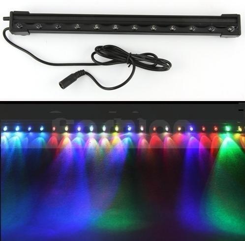 Aquarium LED licht met luchtgordijn en afstandbediening 47cm, Dieren en Toebehoren, Vissen | Aquaria en Toebehoren, Verlichting of Verwarming