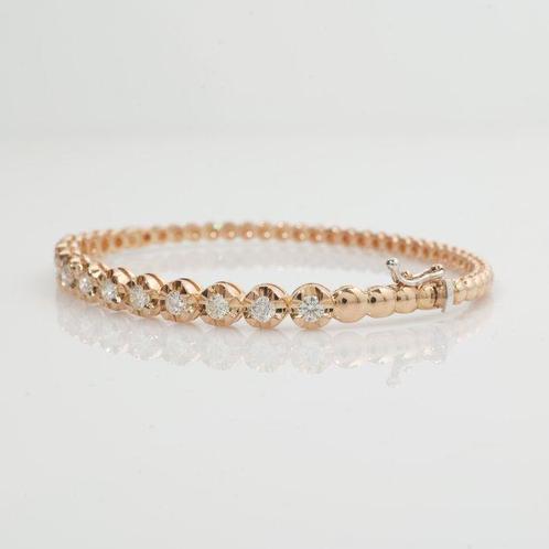 Armband - 18 karaat Geel goud - 1.16ct. tw. Diamant, Sieraden, Tassen en Uiterlijk, Armbanden