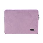 Bombata Velvet Laptophoes Sleeve - 13 / 14 inch - Lila Paars, Computers en Software, Laptoptassen, Verzenden, Nieuw