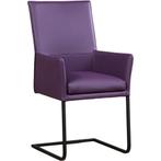 Leren eetkamerstoel Ruler - Toledo Aubergine (paars) -, Huis en Inrichting, Stoelen, Overige kleuren, Nieuw, Ophalen of Verzenden