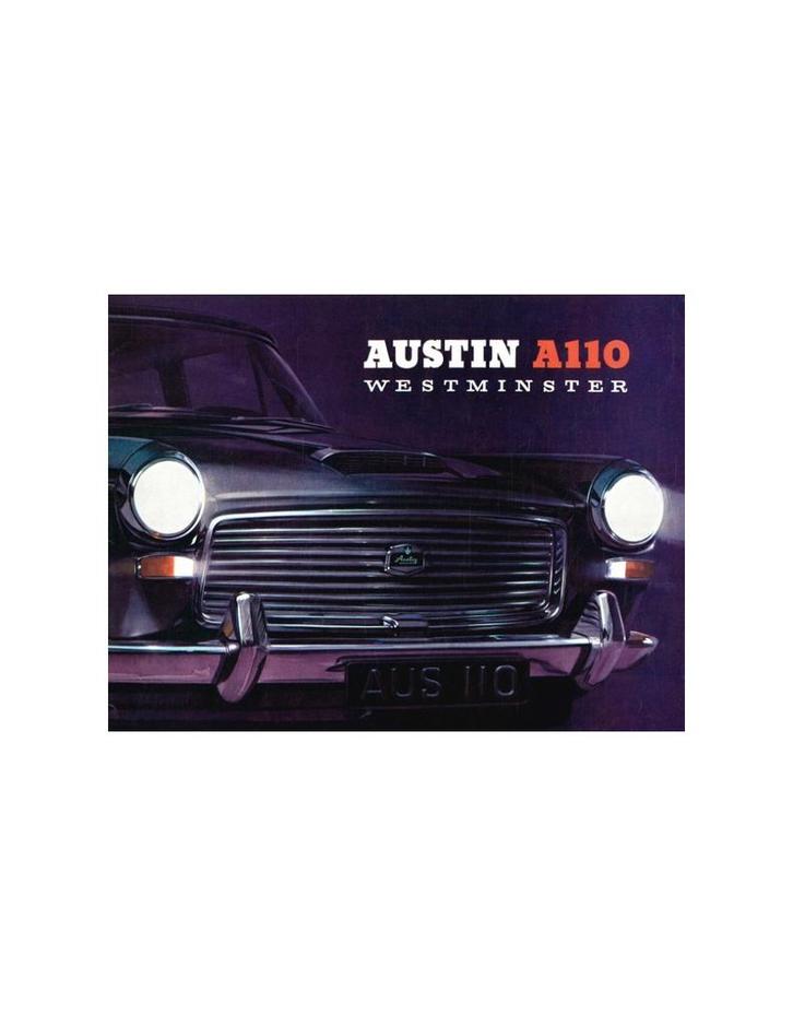 1964 AUSTIN A110 WESTMINSTER BROCHURE NEDERLANDS, Boeken, Auto's | Folders en Tijdschriften