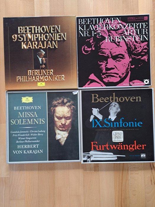 Beethoven - 4 x box sets - 9 Symphonies, Missa Solemnis,, Cd's en Dvd's, Vinyl Singles