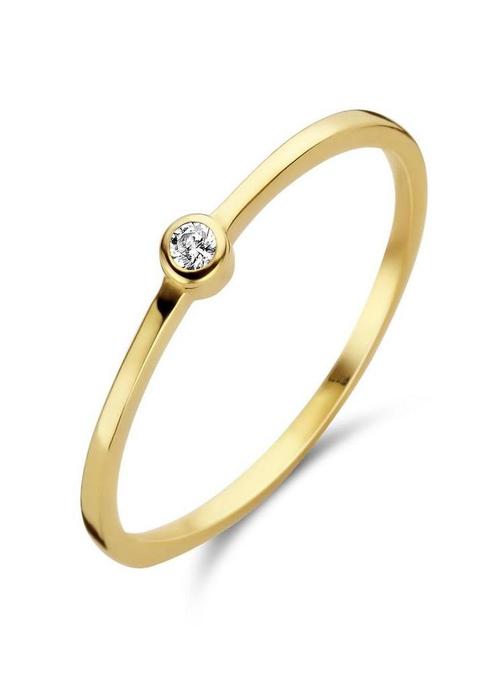 Casa Jewelry Ring Gemma 54 - Goud Verguld - maat 17.25, Sieraden, Tassen en Uiterlijk, Ringen, Verzenden