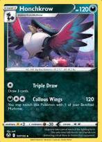 Honchkrow 107/195 Reverse Holo Silver Tempest, Hobby en Vrije tijd, Verzamelkaartspellen | Pokémon, Ophalen of Verzenden, Nieuw
