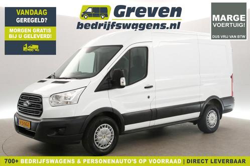 Ford Transit 350 2.0 TDCI L2H2, Auto's, Bestelauto's, Onderhoudsboekje, Lease, Handgeschakeld, Wit, Ford, Financial lease, Stof