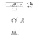 LED Spot - Inbouwspot - Trion Paniro - Rond 5W - Dimbaar -, Huis en Inrichting, Lampen | Spots, Metaal of Aluminium, Nieuw, Ophalen of Verzenden