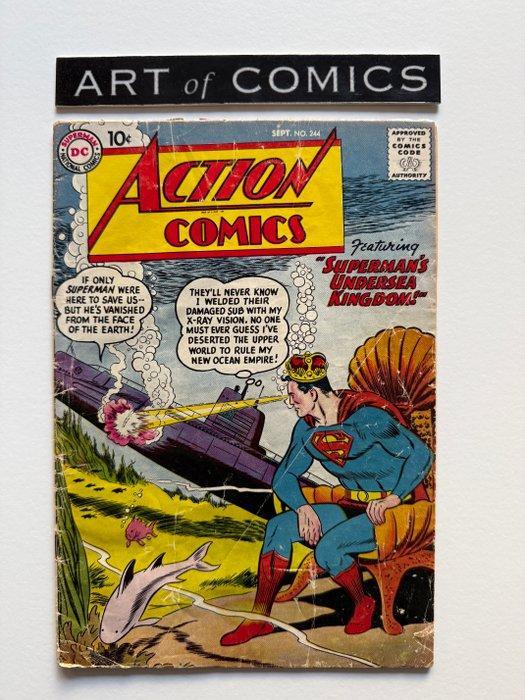 Action Comics #244 - Curt Swan begins as Superman artist - 1, Boeken, Strips | Comics