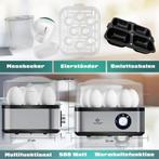 KESSER® Eierkoker - 8 Eieren - 500W - BPA-vrij - Zilver, Verzenden, Nieuw
