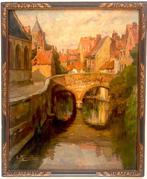 Emile Rommelaer - (1873-1961) - Brugse Waterkant, Antiek en Kunst