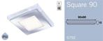 Frilight Opbouwspot Square 90 LED 1.3W 6 LEDs Wit, Caravans en Kamperen, Nieuw
