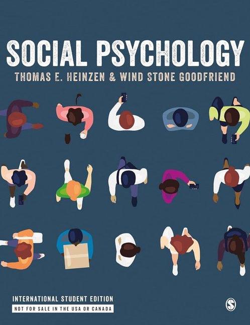Social Psychology   International Student Edit 9781071840900, Boeken, Studieboeken en Cursussen, Zo goed als nieuw, Verzenden