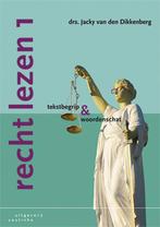 Recht lezen 1 9789046904305 Jacky van den Dikkenberg, Verzenden, Gelezen, Jacky van den Dikkenberg