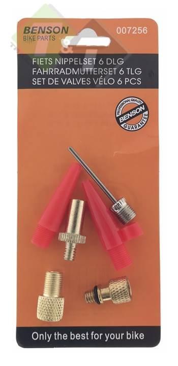 Fiets Nippel Set - Fiets Banden Oppomp Gereedschap - Fietsba, Auto diversen, Autogereedschap, Nieuw, Ophalen of Verzenden