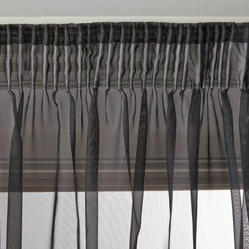 whkmps own transparant gordijn (450x295 cm) - zwart beschikbaar voor biedingen