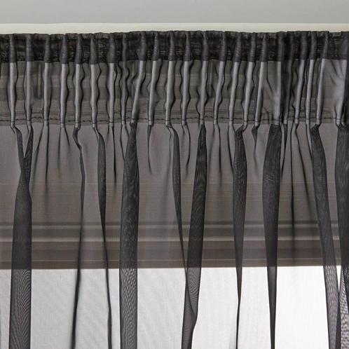 whkmps own transparant gordijn (450x295 cm) - zwart, Huis en Inrichting, Woonaccessoires | Wandplanken en Boekenplanken, Verzenden