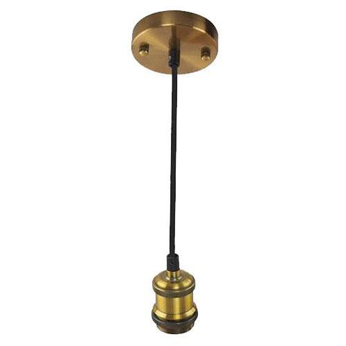 LED Plafondlamp - Industrieel - Goud- E27, Huis en Inrichting, Lampen | Hanglampen, Nieuw, Metaal, Ophalen of Verzenden