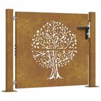 Cortenstaal Poort 105x80cm | Laserontwerp retourdeal, Tuin en Terras, Tuinhekken en Hekwerk, Met poort, Nieuw, Ophalen of Verzenden