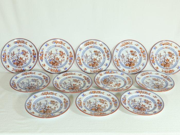 Petrus Regout - Serveerschaal (12) - Cedra - Creamware -, Antiek en Kunst, Antiek | Glas en Kristal