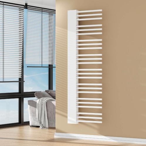 [neu.haus] Handdoekradiator Kviteseid 146x45x6,6 cm wit, Doe-het-zelf en Verbouw, Verwarming en Radiatoren, Nieuw, Verzenden