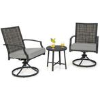Tweedekans | Coast Set van 2 Draaistoelen – Incl. Salontafel, Huis en Inrichting, Ophalen of Verzenden, Zo goed als nieuw