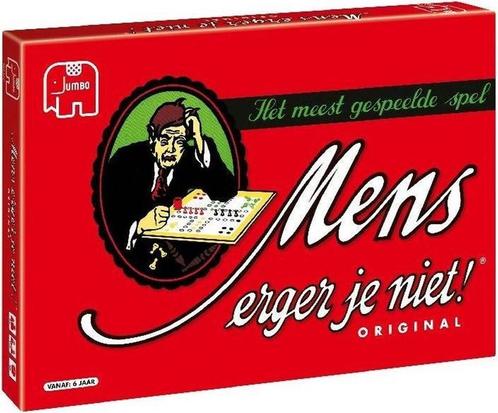 Mens Erger Je Niet! | Jumbo - Gezelschapsspellen, Hobby en Vrije tijd, Gezelschapsspellen | Bordspellen, Nieuw, Verzenden
