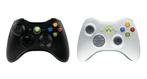 Xbox 360 Controller - Zwart / Wit - Microsoft - [Zie /*/, Spelcomputers en Games, Spelcomputers | Xbox | Accessoires, Ophalen of Verzenden
