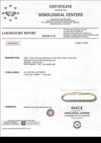 Armband - 14 karaat Geel goud - 13.58ct. tw. Saffier - GCI, Nieuw