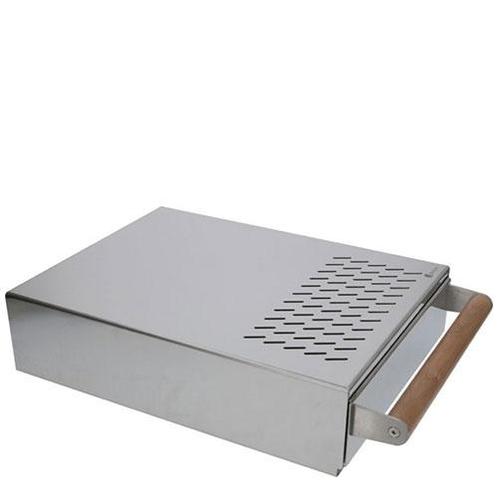BaristaPro Uitkloplade RVS+Walnoot Hout 200x300x56mm, Witgoed en Apparatuur, Koffiemachine-accessoires, Nieuw, Ophalen of Verzenden