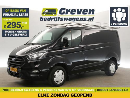 Ford Transit Custom 280 2.0 TDCI L1H1 Airco Cruise €295pm, Auto's, Bestelauto's, Handgeschakeld, Diesel, Zwart, Ford, Verzenden
