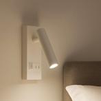 LED Wandlamp - Bedlamp met USB+C poort en schakelaar | Wit, Huis en Inrichting, Ophalen of Verzenden, Nieuw