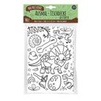 XXL groeps kleurplaat - Dinosaurus  (120 x 85 cm), Ophalen of Verzenden, Nieuw