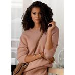 Lascana Trui met ronde hals met pluche-effect, losse, Verzenden, Nieuw