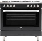 Beko Gm15120daprnl- Gasfornuis Met Wokbrander| 102l 90cm, Ophalen of Verzenden, Nieuw, 85 tot 90 cm