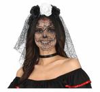 Zwart Witte Haarband Met Sluier, Verzenden, Nieuw