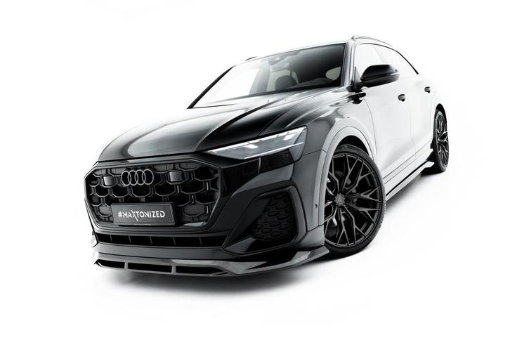Prepreg Carbon Fiber Voorspoiler Audi SQ8 / Q8 S-Line Mk1 –, Auto-onderdelen, Carrosserie en Plaatwerk, Ophalen of Verzenden