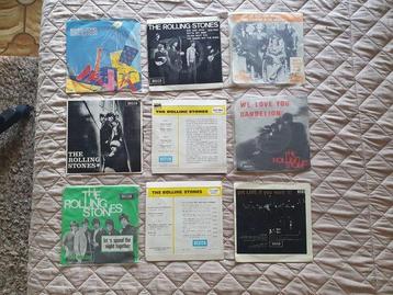 De Rolling Stones - 9 x 7 singles 45 RPM - Diverse titels - beschikbaar voor biedingen