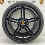 Porsche Taycan ORIGINELE 21 Mission E zwart met zomerbanden, Auto-onderdelen, Banden en Velgen, Ophalen, Banden en Velgen, Nieuw