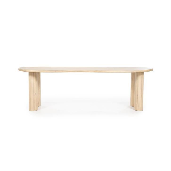 Eettafel Josh 250x110 cm - naturel, Huis en Inrichting, Tafels | Eettafels, Nieuw, Ophalen of Verzenden