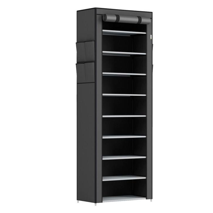Schoenenkast / Schoenenrek M - 9 Niveaus - Stof - Grijs, Huis en Inrichting, Kasten | Schoenenkasten, Nieuw, Verzenden
