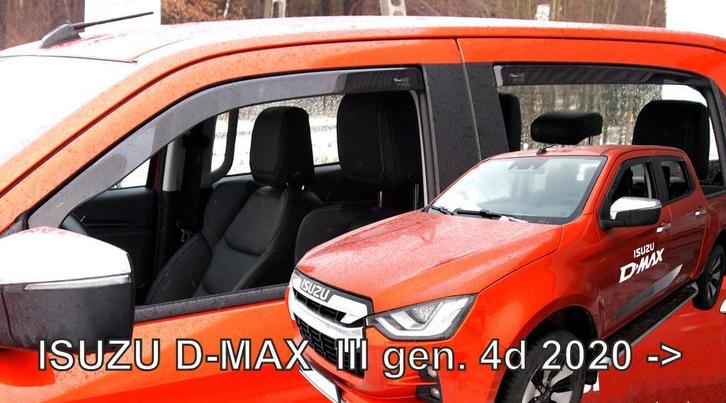 Isuzu zijwindschermen raamgeleiders donker tbv D-max Rodeo, Auto-onderdelen, Ruiten en Toebehoren, Nieuw, Alfa Romeo, Amerikaanse onderdelen