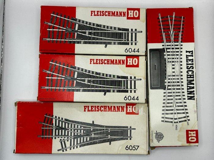 Fleischmann H0 - 6044, 6057, 6063 - Modeltreinsporen (6) -, Hobby en Vrije tijd, Modeltreinen | H0