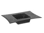 Onderbord loodlook rechthoek 30.5*22*5 cm kunststof basic, Ophalen of Verzenden, Nieuw